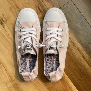 Converse slip on sneaker, light pink, size 7.5